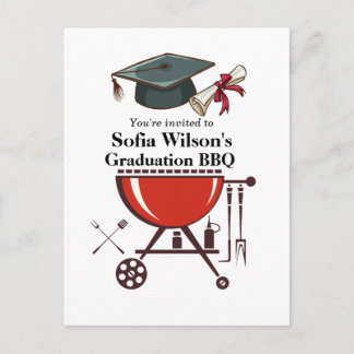 Einladung von Abschluss GRILLEN, Party Einladung A