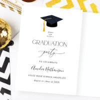 Einladung von Abschluss Hat Graduation Party