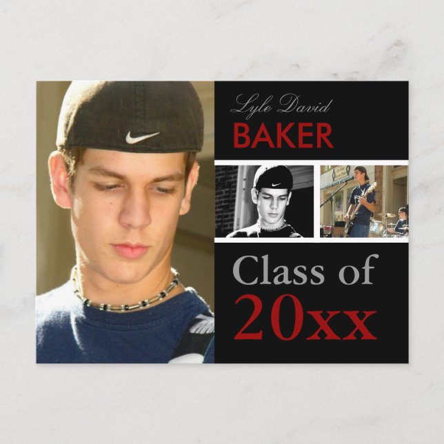 EINLADUNG VON Abschlüssen | ANKÜNDIGUNGSTUFE (Vorderseite)