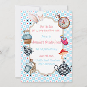 Einladung von Alice in Onederland zum ersten Gebur