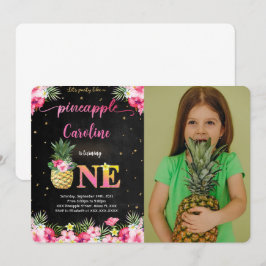 Einladung von Ananas-Foto