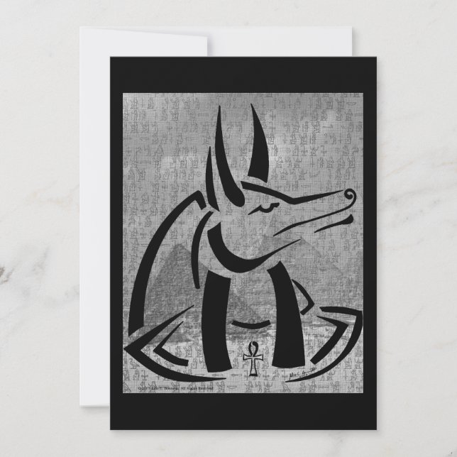 Einladung von Anubis (Vorderseite)