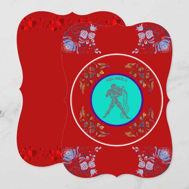 Einladung von Aquarius (Vorne/Hinten)