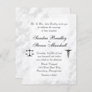 Einladung von Ärzten und Anwälten zur Hochzeit