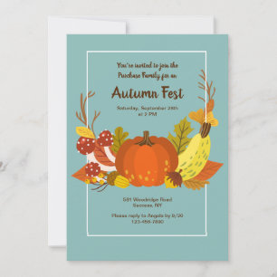 Einladung von Autumn Pumpkin