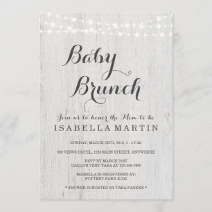 Einladung von Baby Brunch