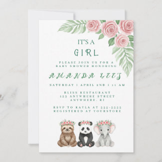 Einladung von Baby Girl Duwer