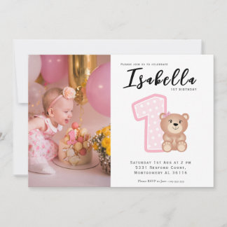 Einladung von Baby Girl zum Geburtstag