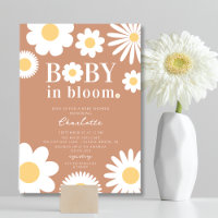 Einladung von Baby in Bloom Baby Dusche