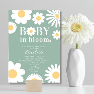 Einladung von Baby in Bloom Baby Dusche