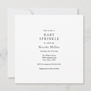 Einladung von Baby Sprinkle