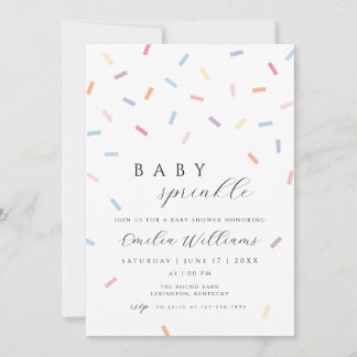 Einladung von Baby Sprinkle | Sprinke Baby Shower