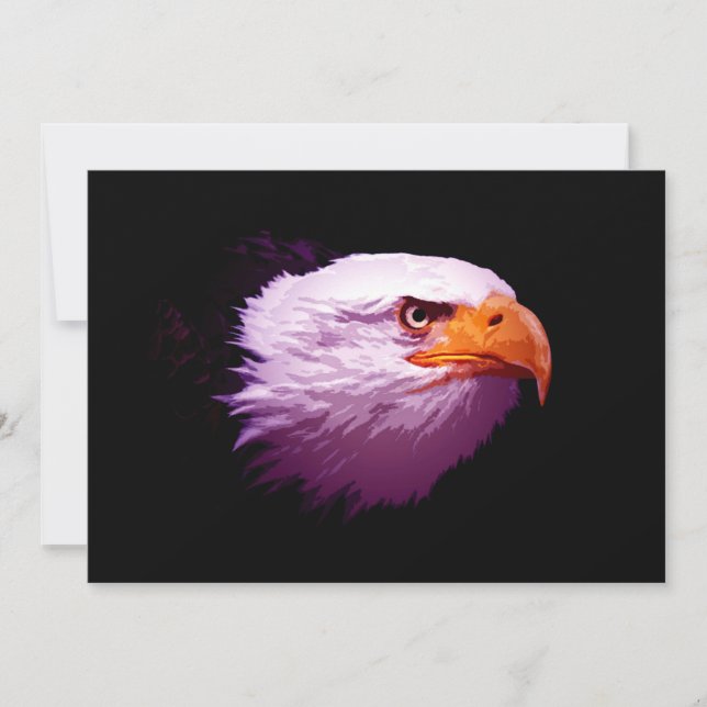 Einladung von Bald American Eagle - Adler einlädt (Vorderseite)