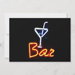 Einladung von Bar Sign