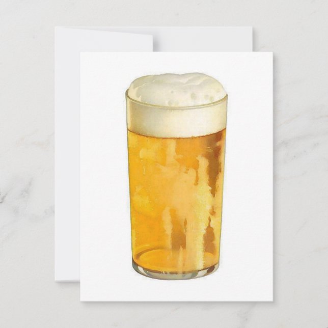 Einladung von Bier - Personalisierte Einladungen (Vorderseite)