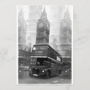 Einladung von Big Ben & London Red Bus