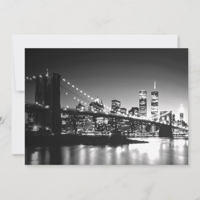 Einladung von Black & White New York City (Vorderseite)