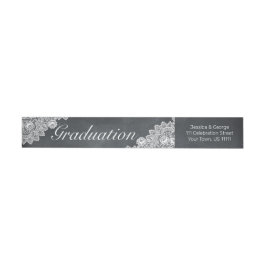 Einladung von Blackboard & White Lace Abschluss
