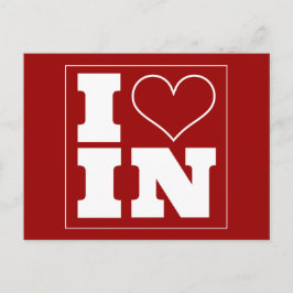 Einladung von Bloomington (IN) Postkarte