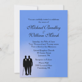 Einladung von Blue Gay Hochzeit