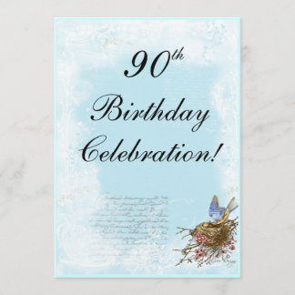 Einladung von Bluebird und Nest