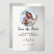 Einladung von Blumenblättern im benutzerdefinierte