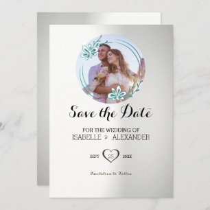 Einladung von Blumenblättern im benutzerdefinierte