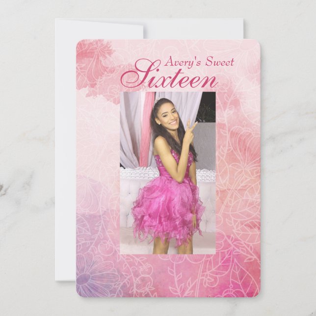 Einladung von Blumenkohl-Foto (Vorderseite)