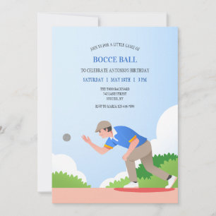 Einladung von Bocce Ball