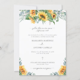 Einladung von Boda Cristiana Sencilla Wedding