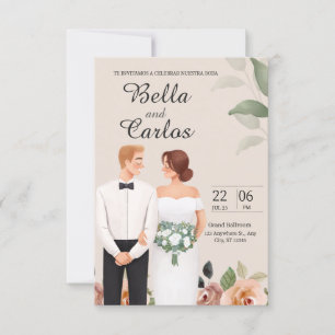 Einladung von Boda En Espanol