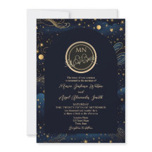 Einladung von Boho Celestial Night Wedding