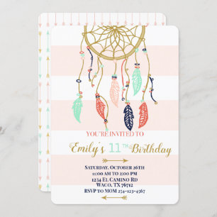Einladung von Boho Dream Catcher