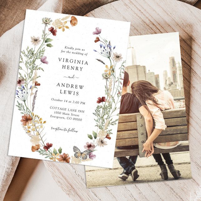 Einladung von Boho Foto Hochzeit (Von Creator hochgeladen)