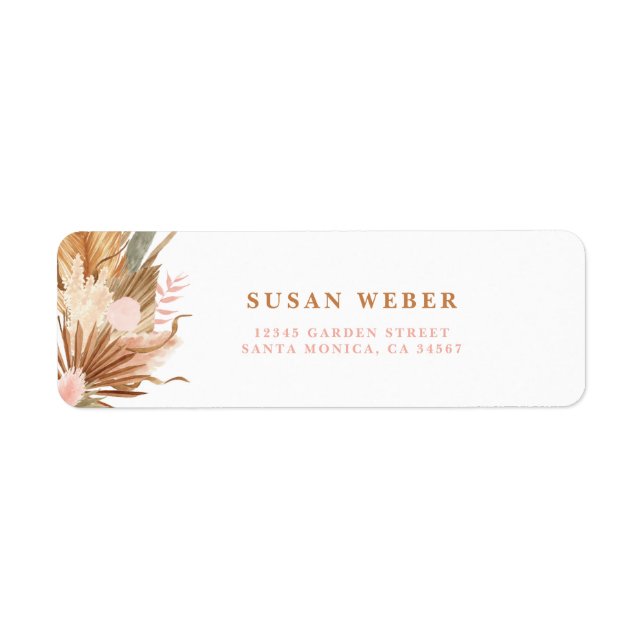 Einladung von Boho Terracotta (Vorne)