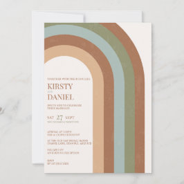 Einladung von Boho Wedding Arch