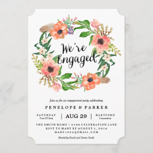 Einladung von Boho Wreath