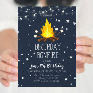 Einladung von Bonfire Birthday