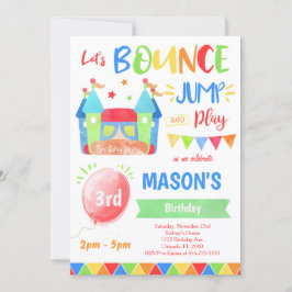 Einladung von Bounce House, Einladungen abbrechen