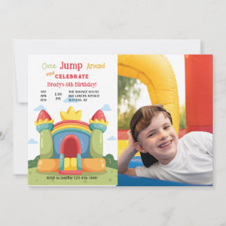 Einladung von Bounce House Foto
