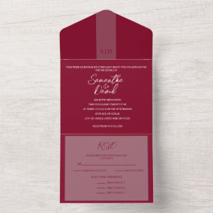Einladung von Burgund zu einer Hochzeit