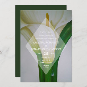 Einladung von Calla Lily Floral Spring