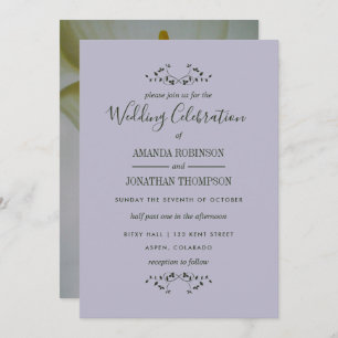 Einladung von Calla Lily Floral Wedding