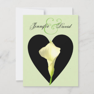 Einladung von Calla Lily & Heart Wedding