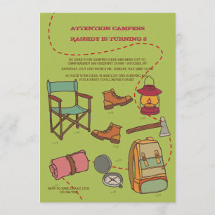 Einladung von Camping