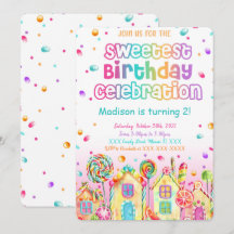 Einladung von Candy Birthday