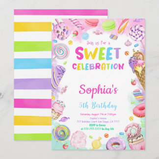 Einladung von Candy Birthday