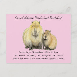 Einladung von Capybara