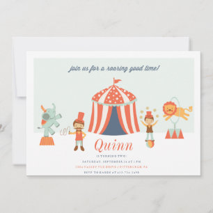 EINLADUNG VON CARNIVAL CIRCUS KINDERGEBURTSTAG