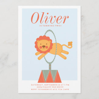 EINLADUNG VON CARNIVAL CIRCUS KINDERGEBURTSTAG